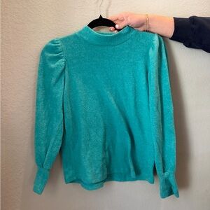 Zenana Outfitters Turquoise Knit Top